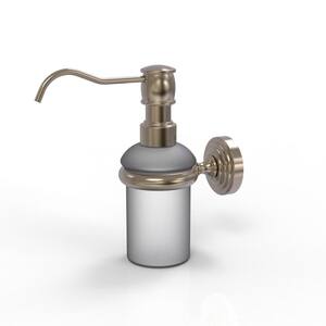 Waverly Place Collection Wall Mounted Soap Dispenser in Antique Pewter