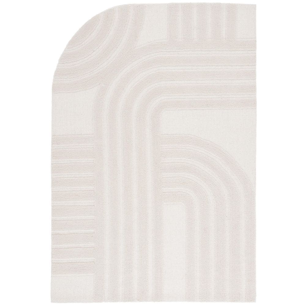 Southampton 5 ft. x 8 ft. Ivory Crossing Stripes Area Rug price history on PriceWatchPro