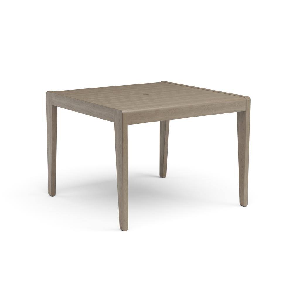 Coastal Gray Acacia Wood 5-Piece Outdoor Dining Set