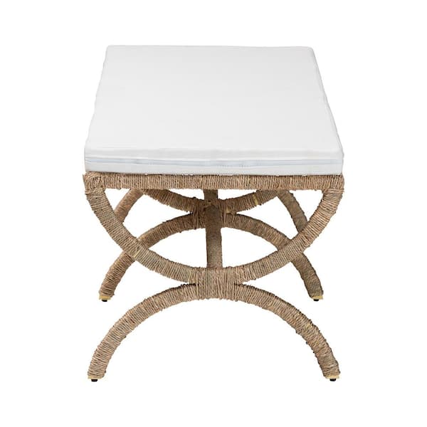 Seagrass Accent Bench