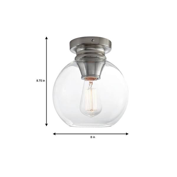 Project Source 8.75-in White Traditional Incandescent Flush Mount Light Project Source 8.75-in White Traditional Incandescent Flush Mount Light