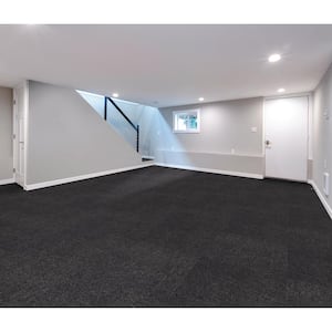 Picket Gray Residential/Commercial 24 in. x 24 Peel and Stick Carpet Tile (10 Tiles/Case) 40 sq. ft.