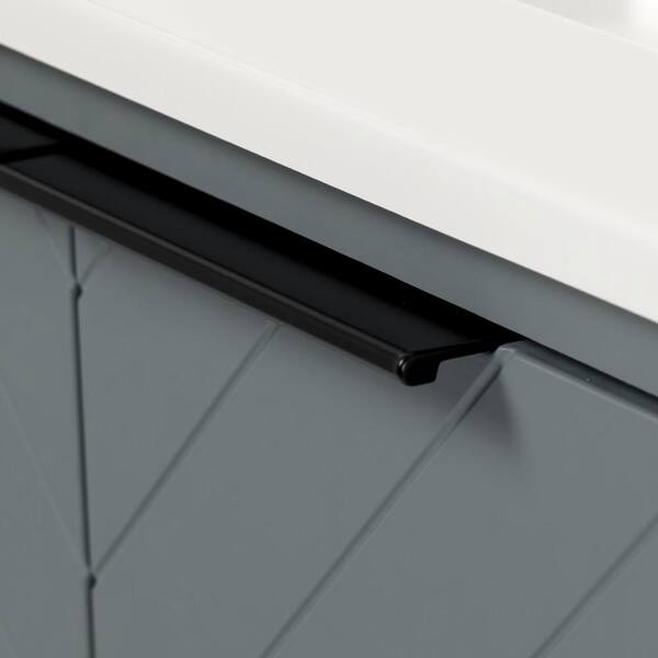 Glacier Bay Lanier 19 in. Single Sink Laguna Blue Bath