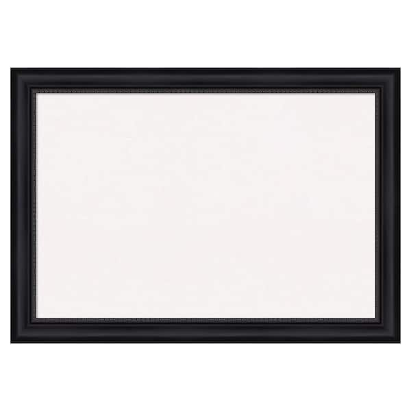 Amanti Art Astor Black White Corkboard 41 in. x 29 in. Bulletin Board ...