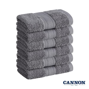 CANNON 100% Cotton Low Twist Bath Towels (30 in. L x 54 in. W), 550 GSM,  Highly Absorbent, Super Soft, Fluffy (2-Pack, White) MSI017891 - The Home  Depot