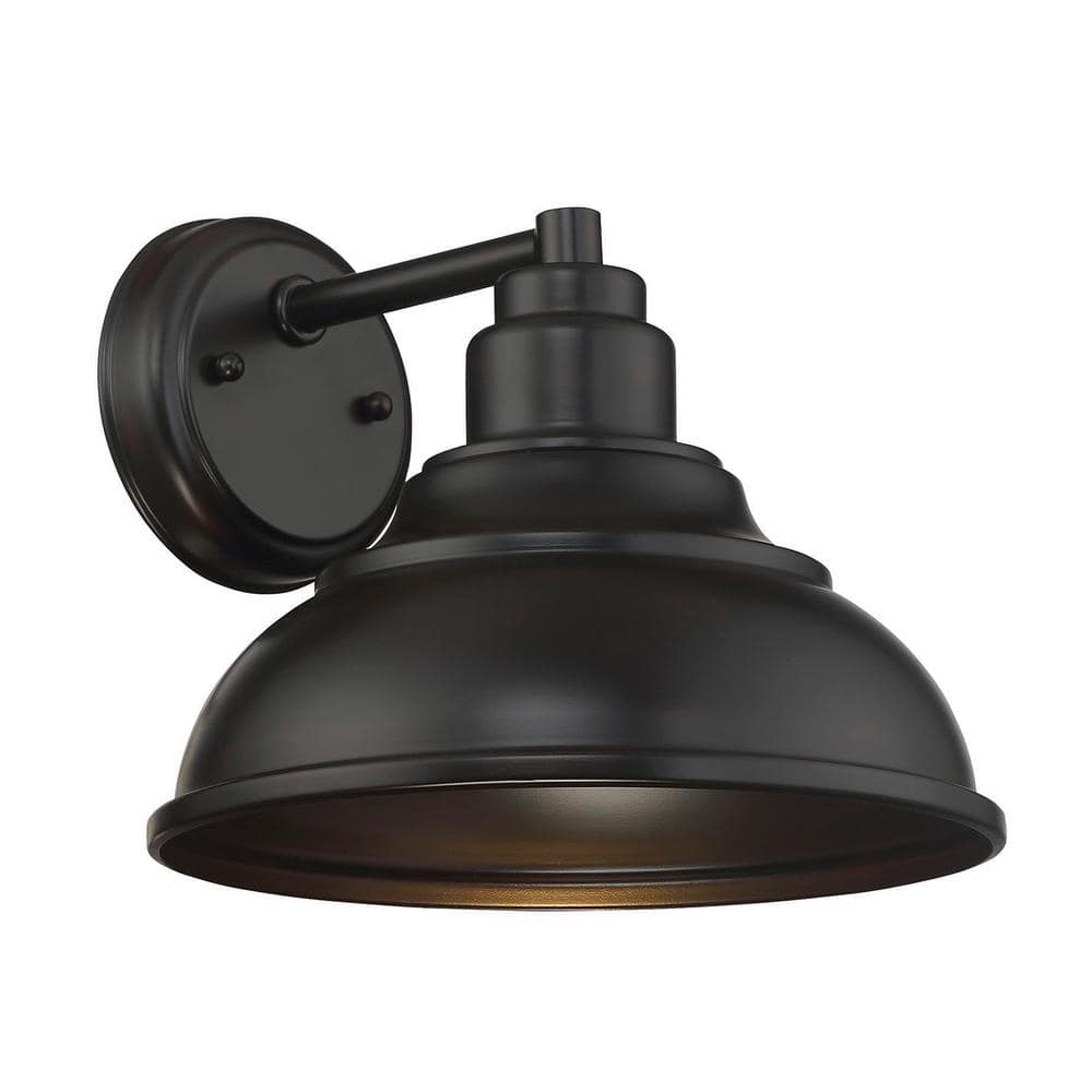 English Bronze Dimmable Outdoor Lantern Wall Sconce