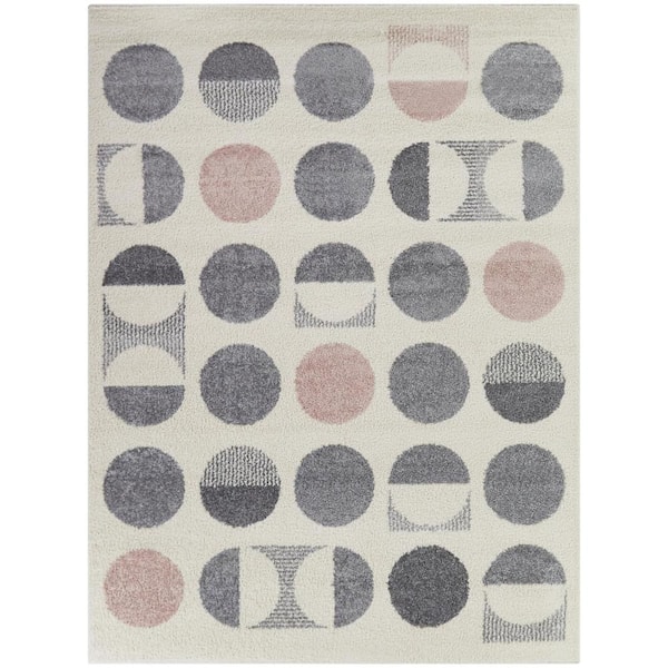 Balta Haynes Grey 8 Ft. X 10 Ft. Geometric Area Rug 3115620 - The Home 