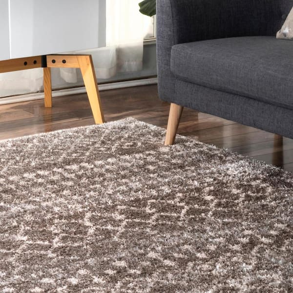 Moroccan Barbara Brown 9 ft. x 12 ft. Area Rug