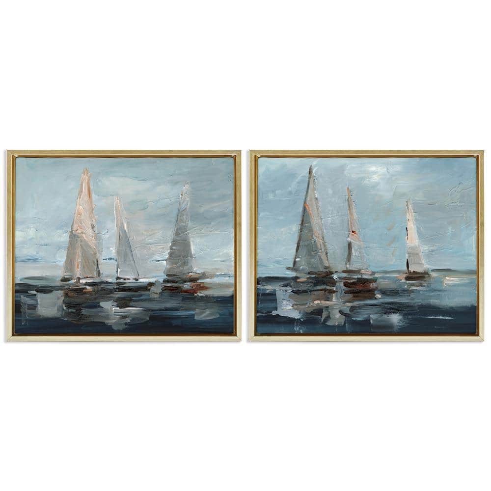 Stupell Industries Sailboat Seascape Impressions by Ethan Harper 2 ...