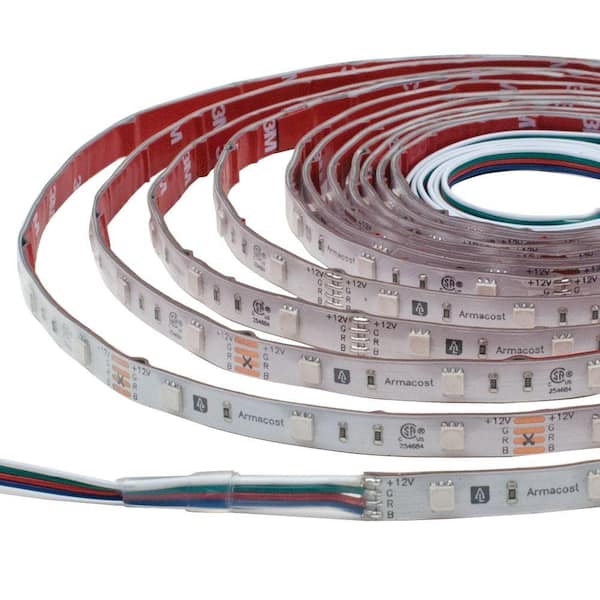 Armacost Lighting 16.4 ft. Custom Color RGB LED Tape Light for Wet Locations