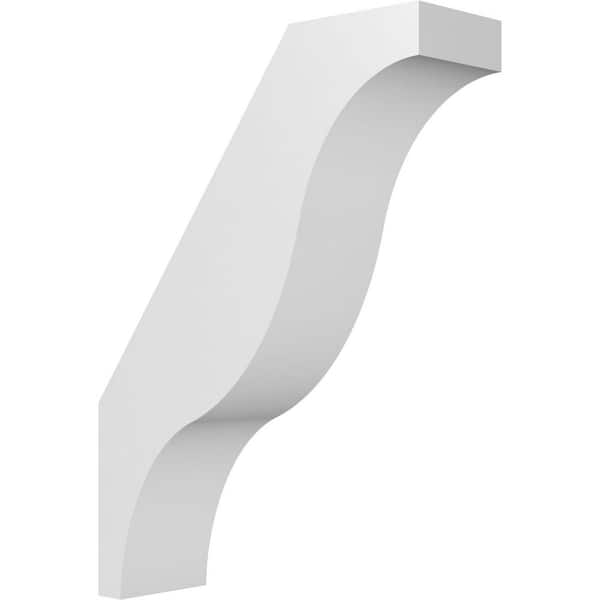 Ekena Millwork Funston 5 in. x 22 in. x 16 in. Architectural Grade PVC Knee Brace