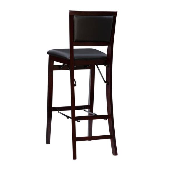 24-Inch Linon Home Decor Keira Pad Back Folding Counter Stool .2 Pack