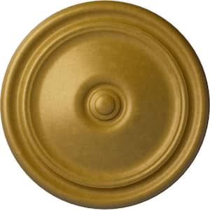 12 in. x 1-3/4 in. Reece Urethane Ceiling Medallion (Fits Canopies upto 2-3/8 in.), Pharaohs Gold