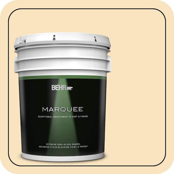 BEHR MARQUEE 5 gal. Home Decorators Collection #HDC-CT-03 Candlewick Semi-Gloss Enamel Exterior Paint & Primer
