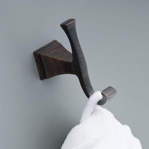 Dryden 5-Piece Bath Hardware Set 18, 24 in. Towel Bars, Toilet Paper Holder, Towel Ring, Towel Hook in Venetian Bronze