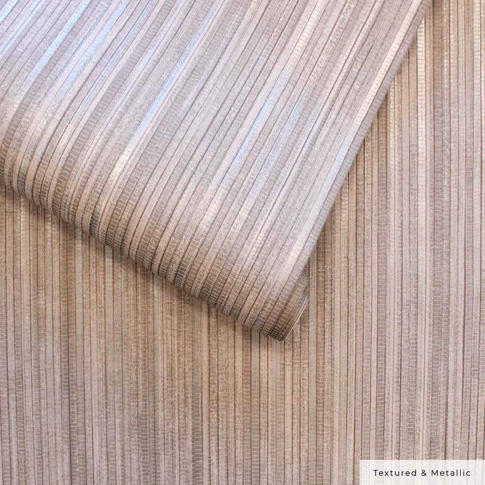 Neutral Faux Grasscloth Peel and Stick Wallpaper Roll