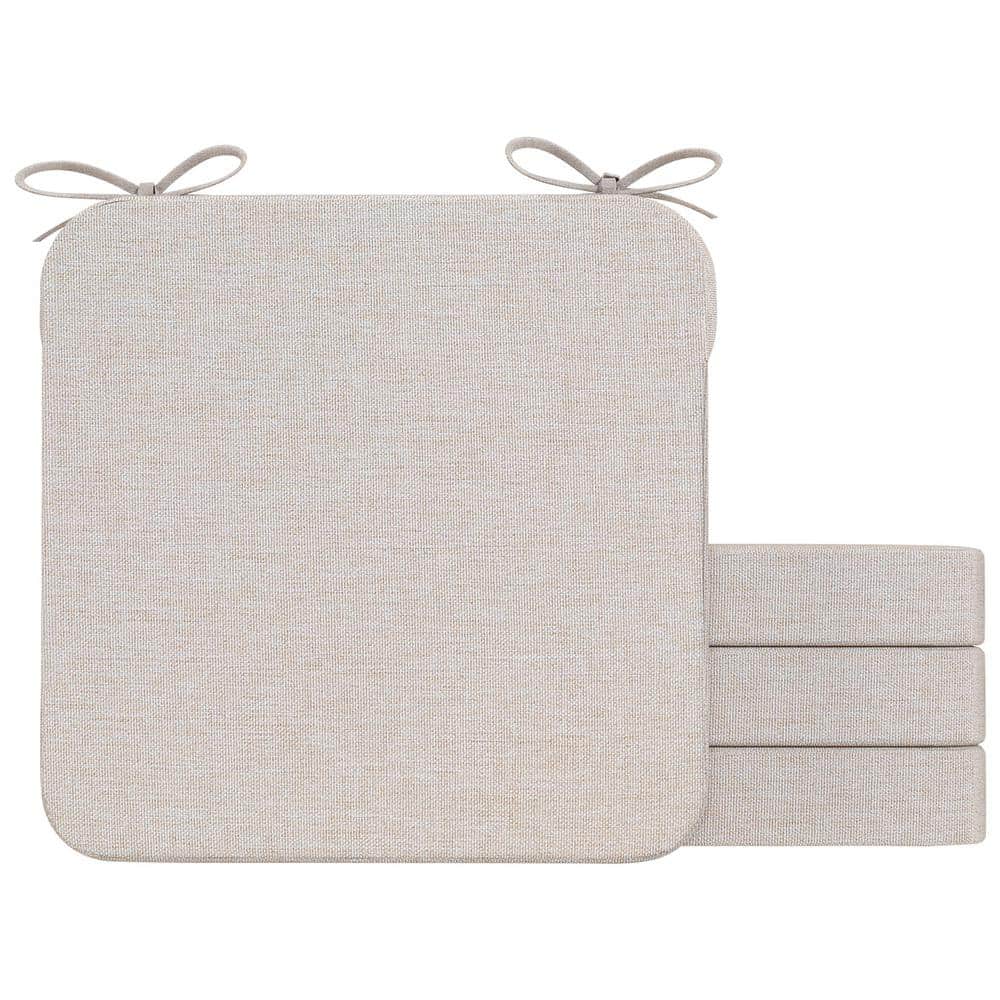 16 x 16 x 2 Square Indoor Chair Cushions with Removable Cover for Ki