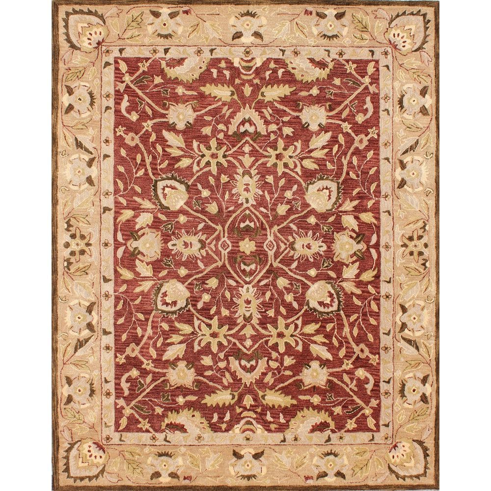 Antiquity 8 ft. x 10 ft. Red/Beige Forest Medallion Area Rug price history on PriceWatchPro