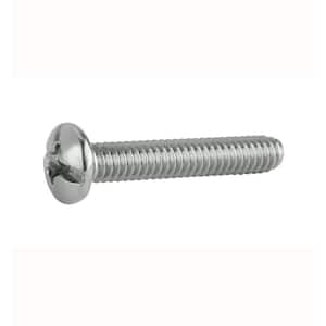 #8-32 x 2-1/2 in. Phillips-Slotted Pan-Head Machine Screws (2-Pack)