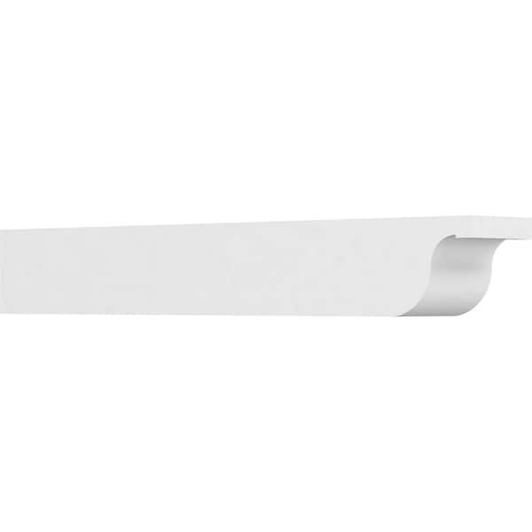 Ekena Millwork 6 in. x 6 in. x 42 in. Standard Del Monte Architectural Grade PVC Rafter Tail Brace