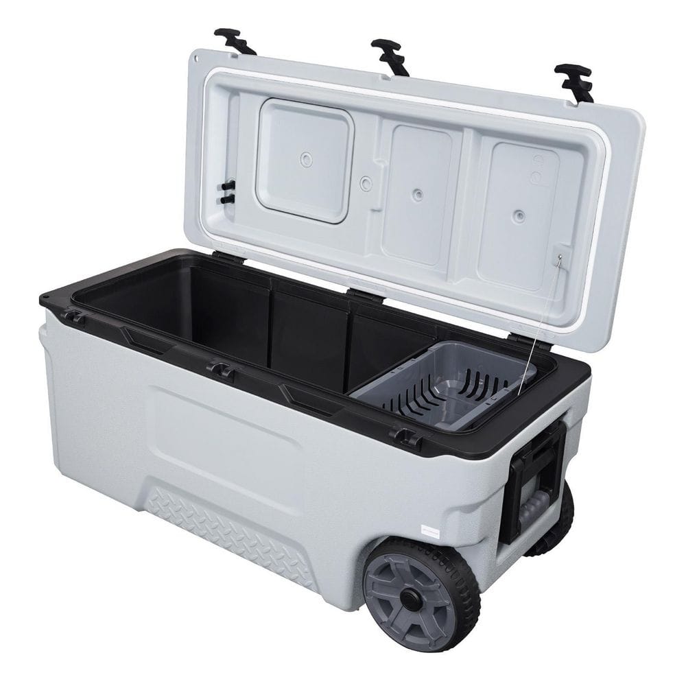 チルホール　1500kg SKYSHALO Portable 106 qt. Rolling Cooler with Wheels, Leak