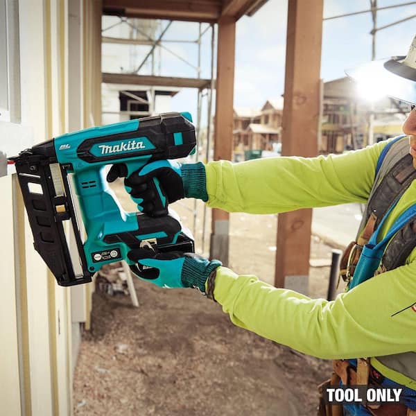 Accutacker Compatible with Makita 18V Lithium Battery, 80 Nails/min, 100W 2 -in-1 Electric Stapler with 500 Straight and 500 U-Shaped Nails (Without Battery Accutacker Compatible with Makita 18V Lithium Battery, 80 Nails/min, 100W 2 -in-1 Electric Stapler with 500 Straight and 500 U-Shaped Nails (Without Battery