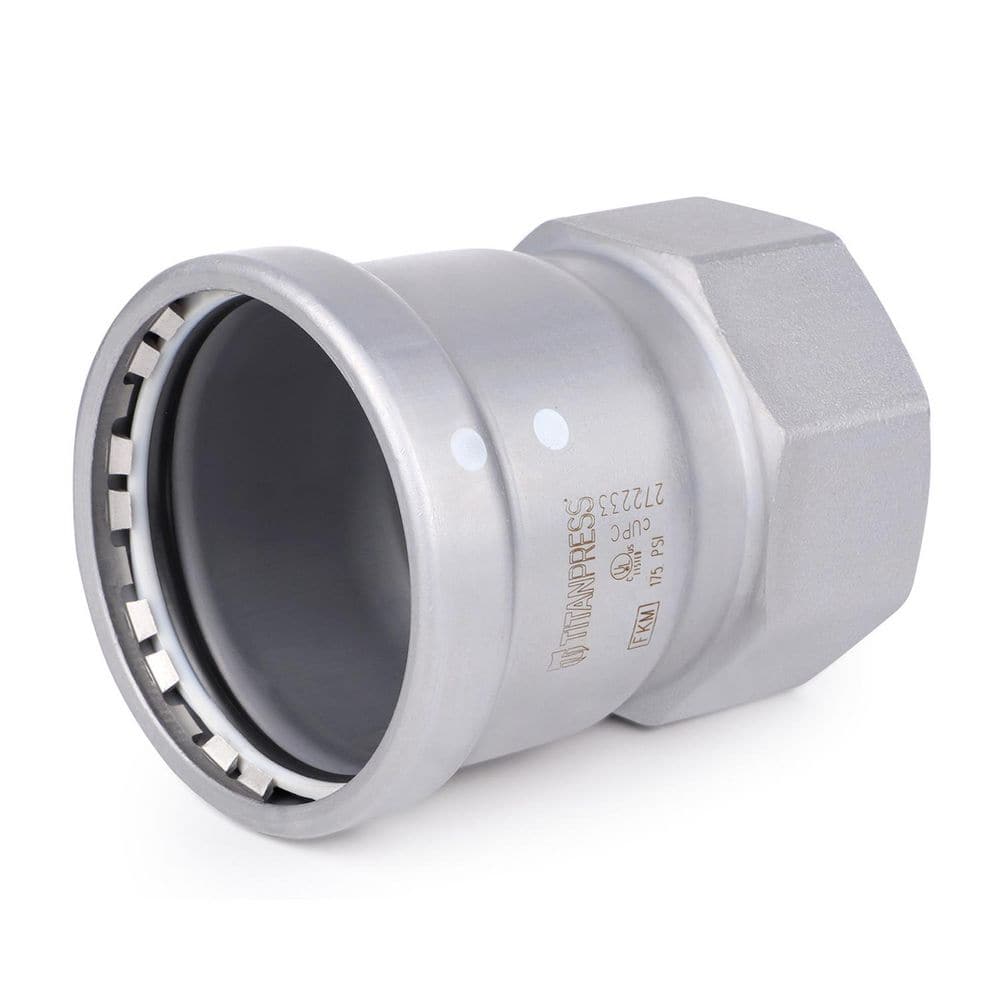 2-1/2 in. Carbon Steel Press x FPT Female Adapter XL FKM Mechanical price history on PriceWatchPro