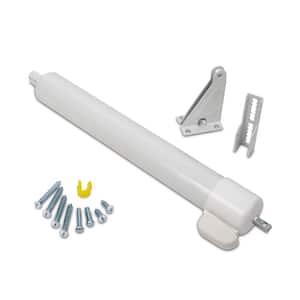 White Heavy-Duty Door Closer with Touch and Hold