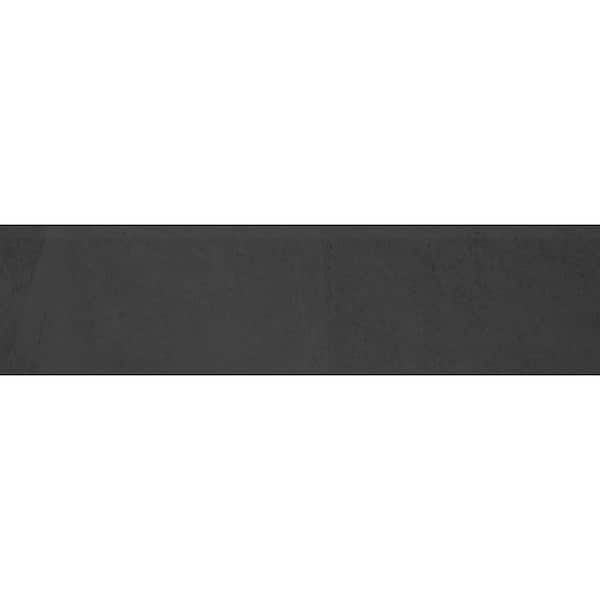 Florida Tile Home Collection Galactic Slate Bullnose 3 in. x 12 in. Matte Porcelain Floor and Wall Tile Trim (20 linear feet/Case)