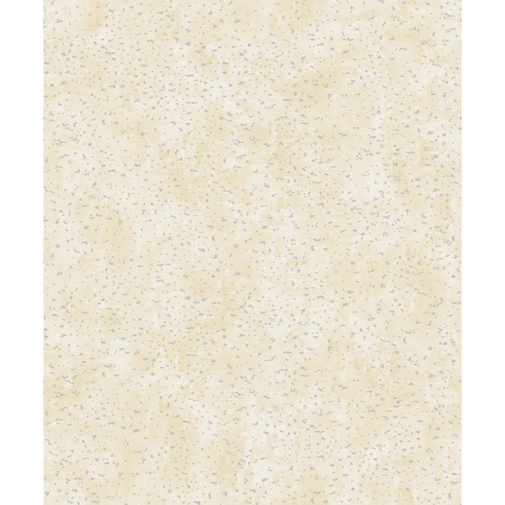 Lustre Collection Cream Embossed Abstract Spot Metallic Finish Paper on Non