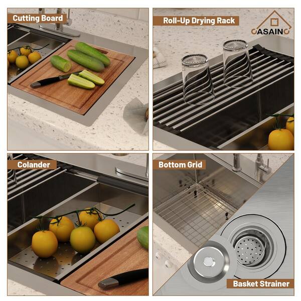 Kitchen Accessories, Sink Grids, Colanders