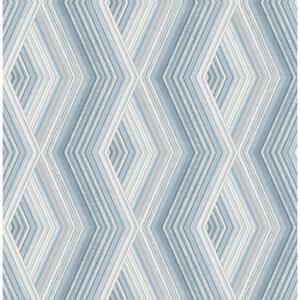 Aura Blue Geometric Blue Wallpaper Sample
