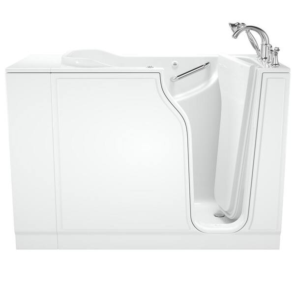 American Standard - Gelcoat Value Series 52 in. x 30 in. Right Hand Walk-In Air Bathtub in White