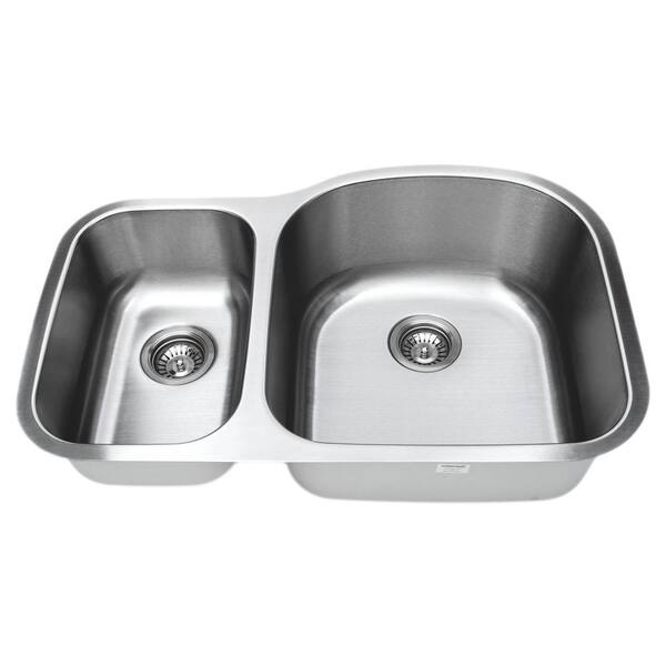 Wells Sinkware CMU2318-9-16-1 Craftsmen Series 23 inch Undermount 16 Gauge Single Bowl Stainless Steel Kitchen Sink Package