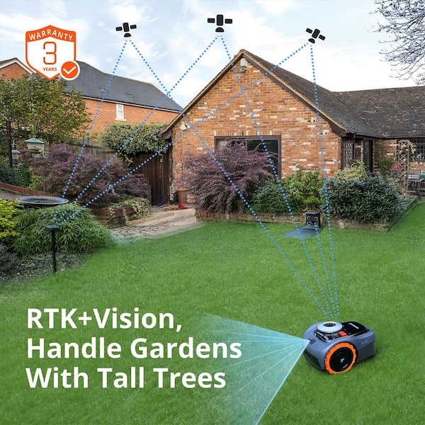 Segway Navimow - Navimow i110N 7.1 in. Robot Lawn Mower with Smart App Control, AI-Powered Assist Mapping, and Multi-Zone Management