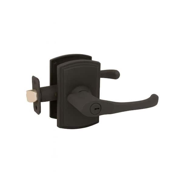 Italian Collection Artino Black Keyed Entry Door Handle