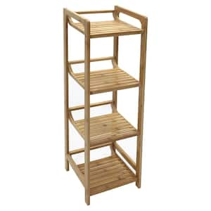 Yiyibyus Freestanding 8-Tier Storage Cabinet Organizer Wooden Shelving Unit with Drawer (19.68 in. W x 61.02 in. H x 7.87 in. D)