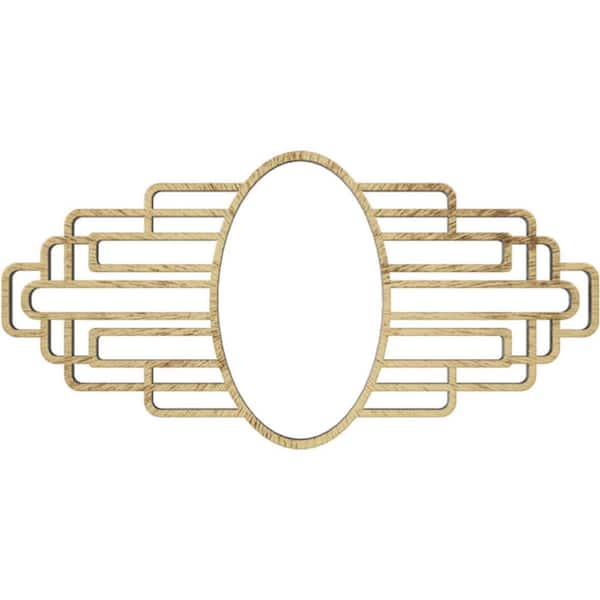 Ekena Millwork 40 in. W x 20 in. H x 19 in. H x 11 in. W x 1/2 in. P Elizabeth PVC Contemporary Ceiling Medallion