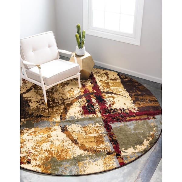 Barista Catuai Multi 8' 0 x 8' 0 Round Rug