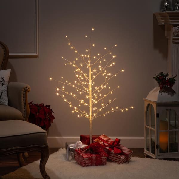 Person med ansvar for sportsspil kjole by GERSON INTERNATIONAL 47.2 in. H Electric Tree with Warm White Micro LED  Lights 2507550EC - The Home Depot