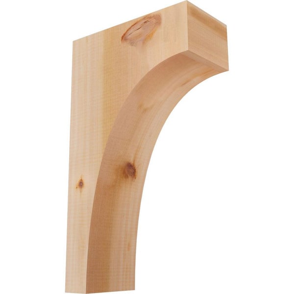 Ekena Millwork 5-1/2 in. x 12 in. x 20 in. Western Red Cedar Huntington Smooth Corbel