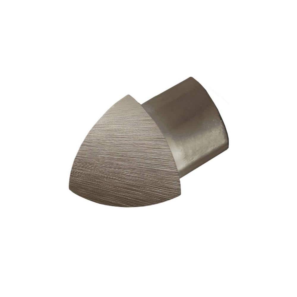 DURONDELL 0 in. D x 0.39 in. W x 0 in. L Round Edge Ext Crnr Aluminum Brushed Nickel/Titanium Molding, Transition Trim price history on PriceWatchPro