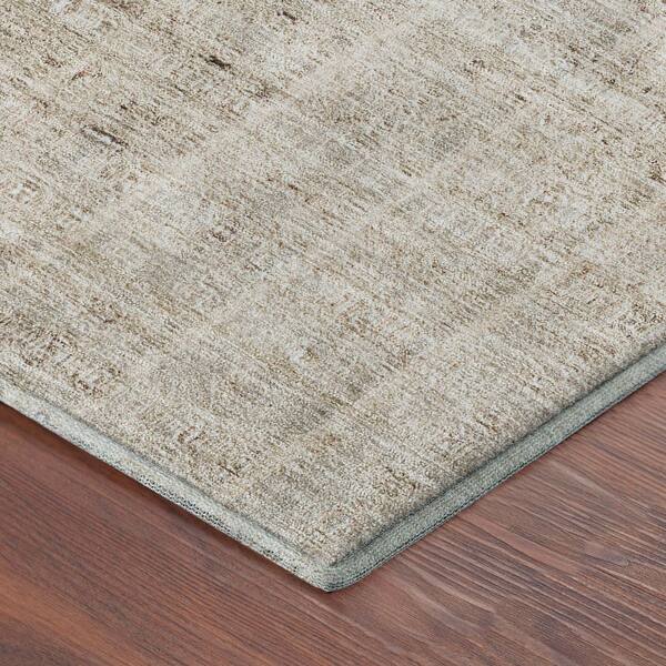 Mayfield Premium Machine Washable Abstract AMF2240 Brown 5 ft. x 7 ft. 6 in. Area Rug