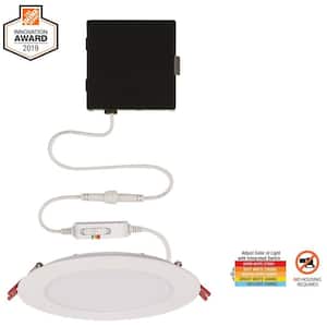Ultra Slim 6 in. Color Selectable New Construction and Remodel Canless Recessed Integrated LED Kit