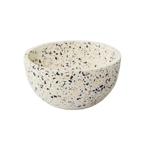 4.75 in. Terrazzo Bowl Pot Concrete Stoneware Planter