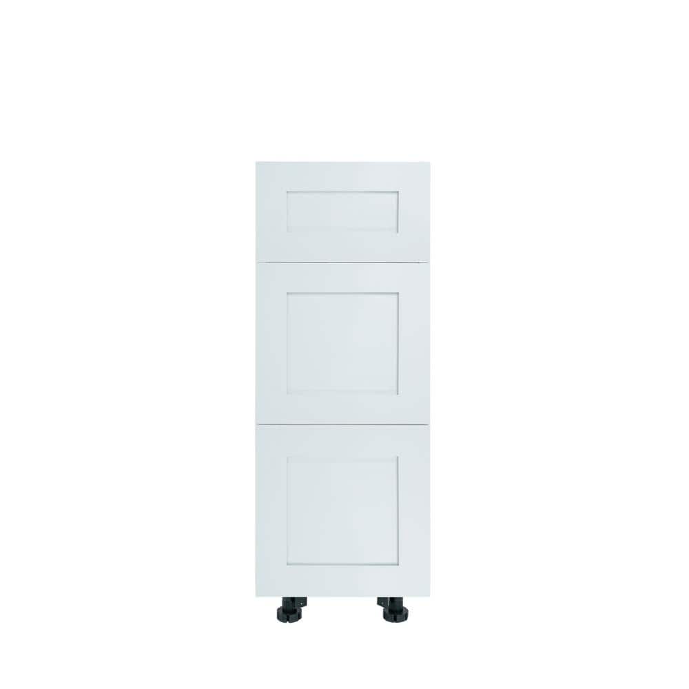 Everest 30 in. W x 24 in. D x 34.50 in. H Ready to Assemble Shaker Drawer Base Kitchen Cabinet in White price history on PriceWatchPro