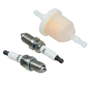 Replacement Fuel Filter and Spark Plugs for Kohler 7000 Series Twin-Cylinder Engines