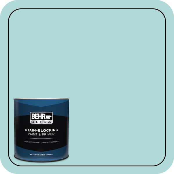 BEHR ULTRA 1 qt. #510C-3 Rivers Edge Satin Enamel Exterior Paint & Primer