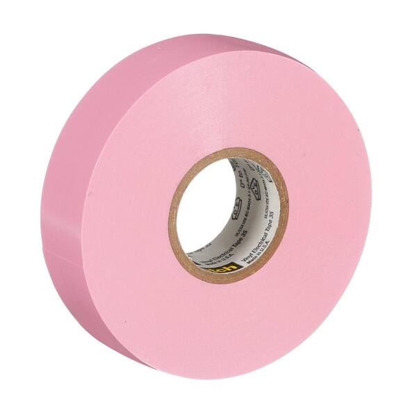 3/4 in x 66 ft Pink Scotch® Vinyl Color Coding Electrical Tape 35 