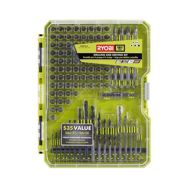 RYOBI - Combination Drill and Drive Bit Set (101-Piece)